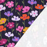 Dzianina dresowa pętelkowa French Terry kolorowe kwiaty | Poppy Fabrics – granat,  thumbnail number 4
