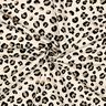 Dzianina dresowa drapana panterka | Poppy Fabrics – krem/zawilec,  thumbnail number 3