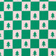 Miękka dresówka w choinki – zieleń jałowcowa/jasny róż,  thumbnail number 1