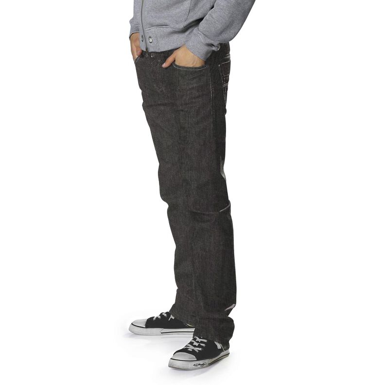 Lekki denim bawełniany – czerń,  image number 7