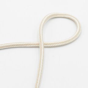 sznurek bawełniany 2-kolorowy [Ø 8 mm] – naturalny, 