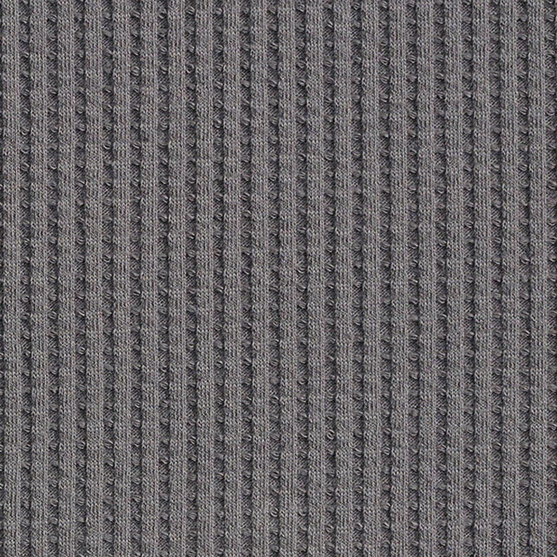 Bawełniany dżersej wafelkowy jednokol. – szary,  image number 4