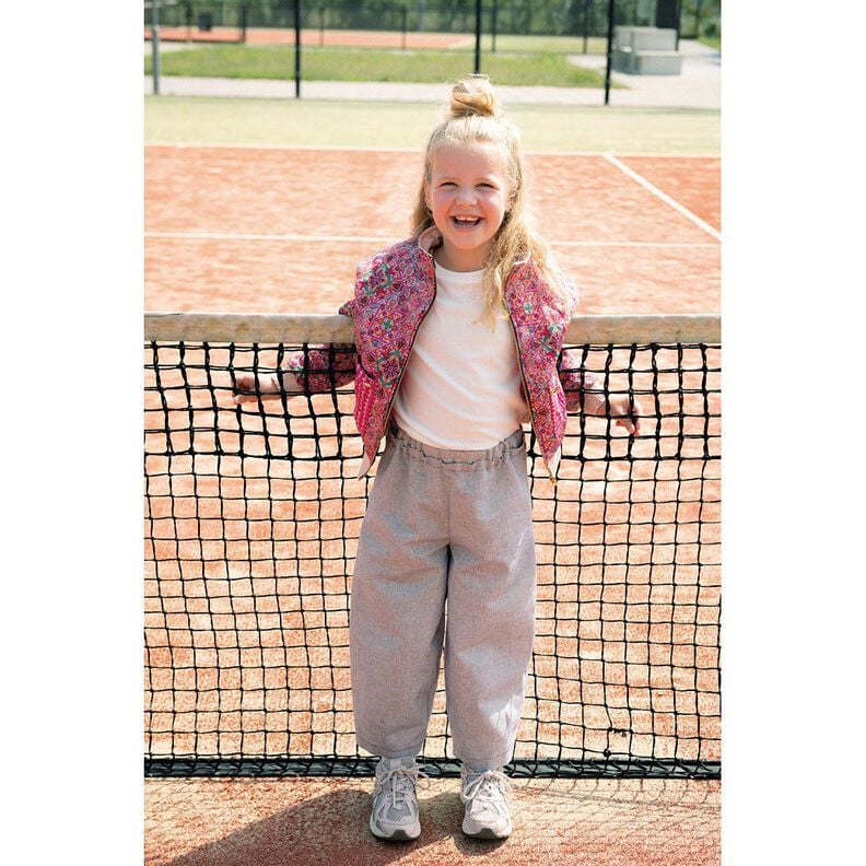 Chambray lureks melanż | Poppy Fabrics – błękit/kość słoniowa,  image number 6