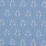 Tkanin dekoracyjna Half panama kotwice – niebieski oceaniczny/biel,  thumbnail number 1
