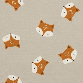 French Terry ma?y lis – srebrnoszary, 