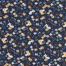 Dżersej bawełniany Mille-fleurs – ciemnogranatowy,  thumbnail number 1