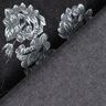 Chambray małe róże – czerń/biel,  thumbnail number 4