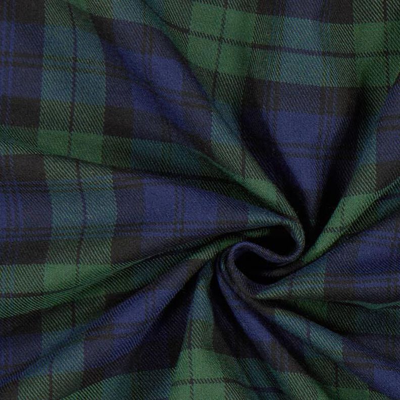 Szkocka krata strecz – granat navy/zieleń,  image number 2