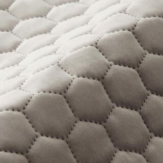 Tkanina tapicerska pikowany aksamit plaster miodu – szary, 