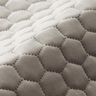 Tkanina tapicerska pikowany aksamit plaster miodu – szary,  thumbnail number 2
