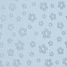Dzianina frotte kwiaty – srebrny niebieski,  thumbnail number 1