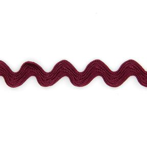Tasiemka falowana [12 mm] – bordo, 