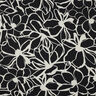 Satyna bawełniana Magnolia | Nerida Hansen – czerń/mleczna biel,  thumbnail number 1