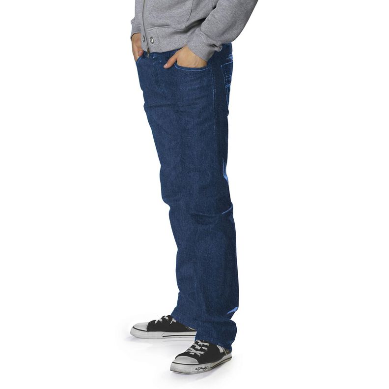 Denim strecz z mieszanki bawełny, średni – dżins,  image number 7