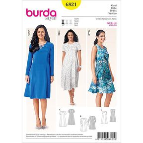 Sukienka, Burda 6821, 