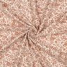 Muślin / Tkanina double crinkle dwukolorowe kwiaty  | Poppy Fabrics – jasnobeżowy/karmelka,  thumbnail number 3