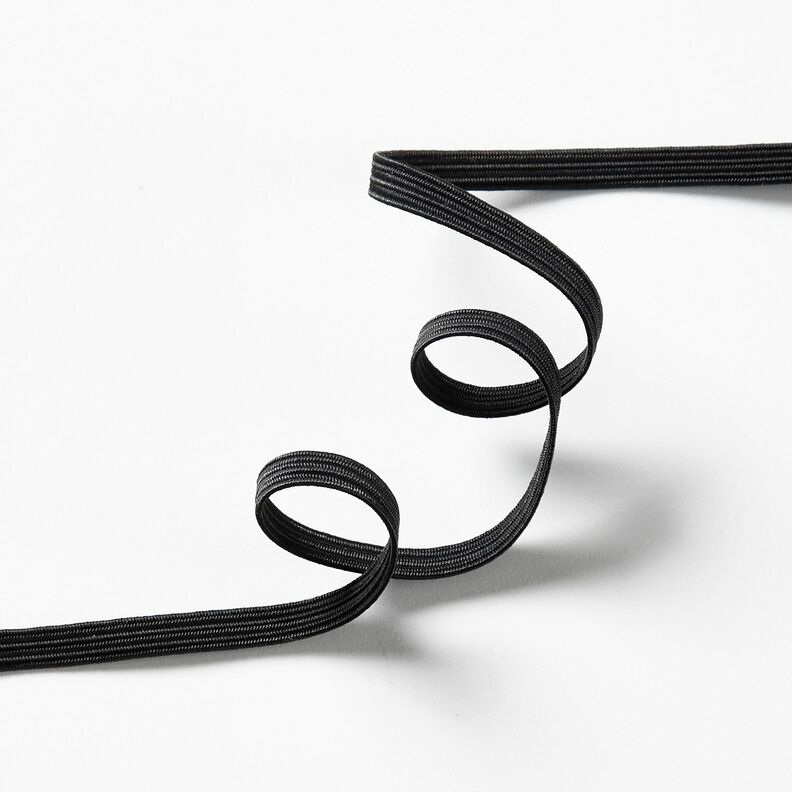 Taśma gumkowa [10 m | 5 mm] – czerń,  image number 2