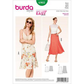 Spódnica w kliny, Burda 6903, 