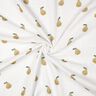 Muślin / Tkanina double crinkle gruszka nadruk cyfrowy | Poppy Fabrics – biel/żółtooliwkowy,  thumbnail number 3