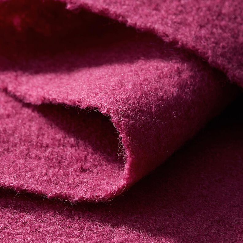 Wełniany loden spilśniany – purpura, image number 4