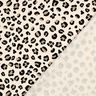 Dzianina dresowa drapana panterka | Poppy Fabrics – krem/zawilec,  thumbnail number 4