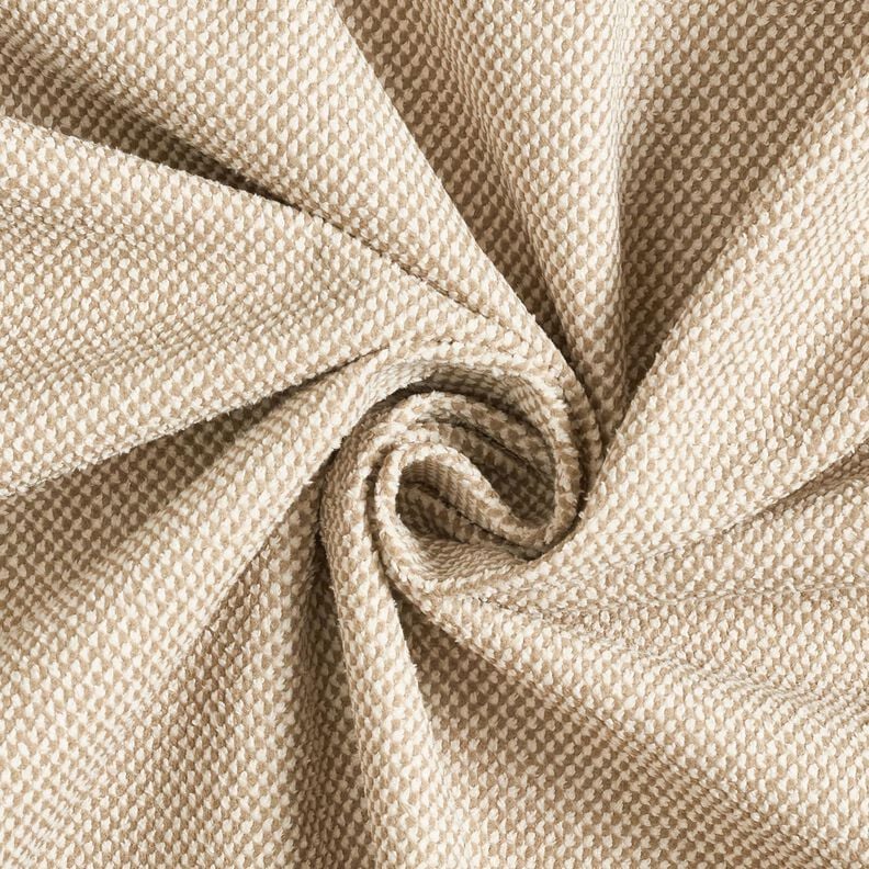 Tkanina tapicerska Melanż miękka – ciemny beż,  image number 1