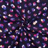 Sztruks cienki kolorowe cętki lamparta | Poppy Fabrics – granat,  thumbnail number 3