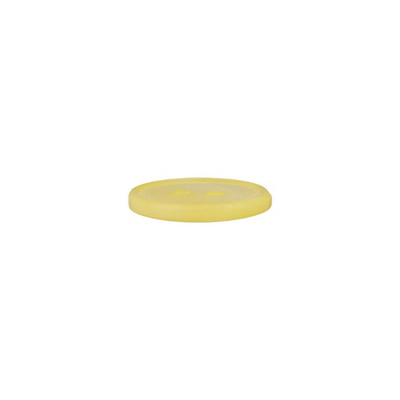 Guzik poliestrowy, 2 dziurki  – jasna żółć,  image number 2