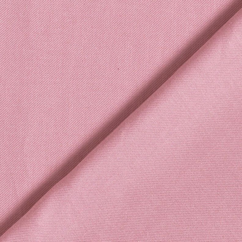 Tkanina na bluzki z mieszanki bawełny z wiskozą, jednokolorowa – stary róż,  image number 3