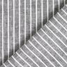 Mieszanka lnu i bawełny szerokie paski &ndash; czerń/biel,  thumbnail number 4