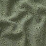 Dżersej marszczony z haftem dzierganym – zieleń trzcinowa,  thumbnail number 2