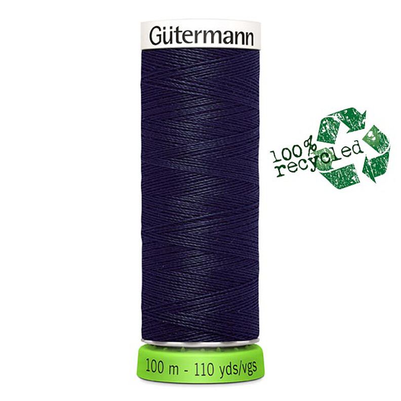 Nici uniwersalne rPET [339] | 100 m | Gütermann – granat navy,  image number 1