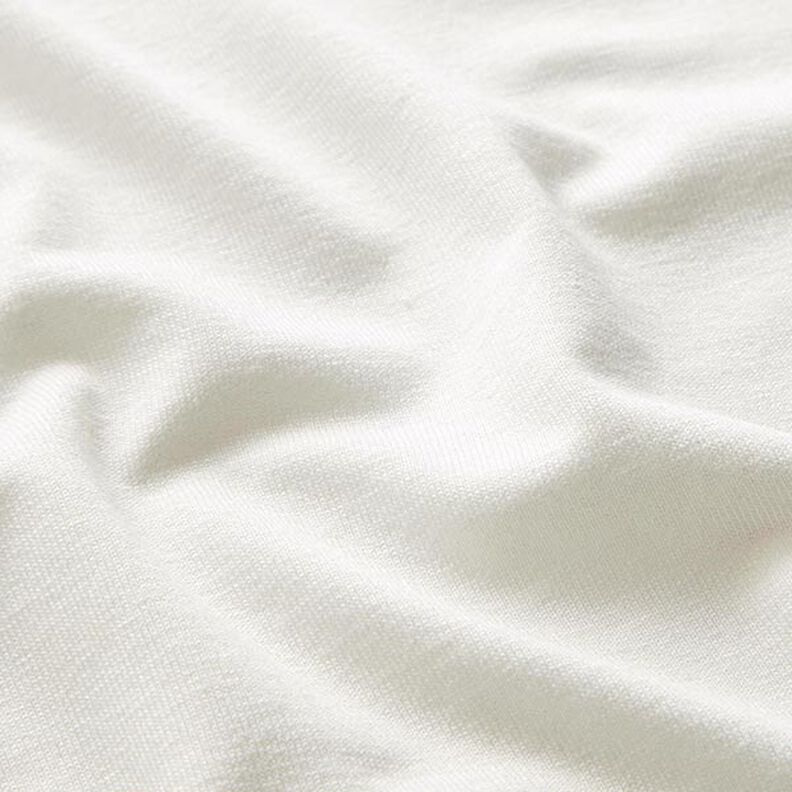 Dżersej wiskozowy Lekki – mleczna biel,  image number 3