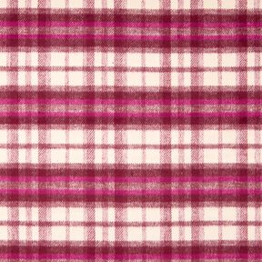 Tkanina płaszczowa Mieszanka wełniana drapana – bordo/purpura, 