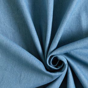 Lekki denim strecz z recyklingu – niebieski brylantowy, 