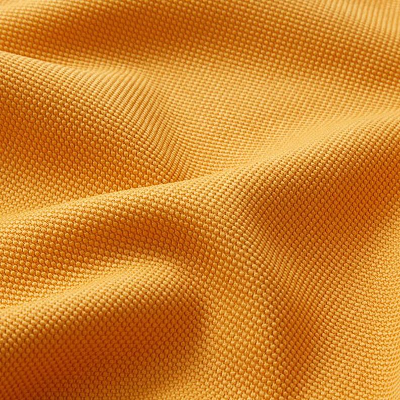 Tkanina tapicerska o strukturze z wypustkami – żółty curry,  image number 3
