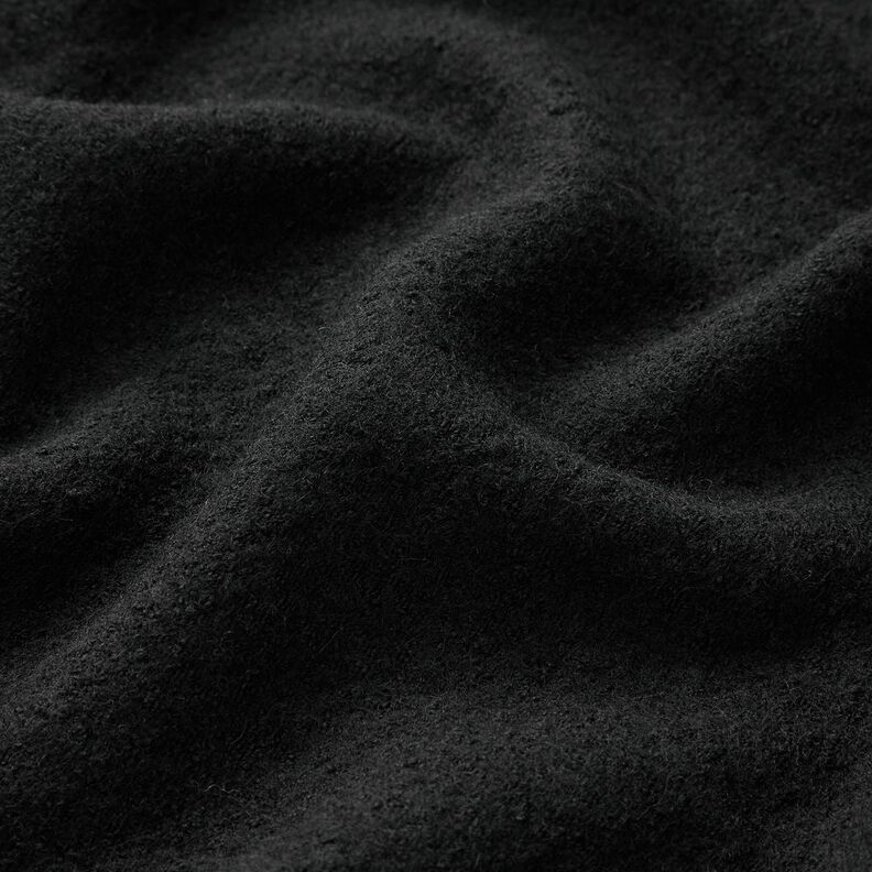 Lekka dzianina swetrowa z wełny z domieszką wiskozy – czerń,  image number 2