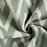 Tkanina outdoor Żakard wzór ikat – zieleń trzcinowa,  thumbnail number 3