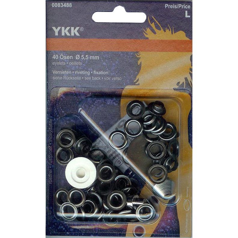 Oczka 1 – czerń | YKK, image number 1