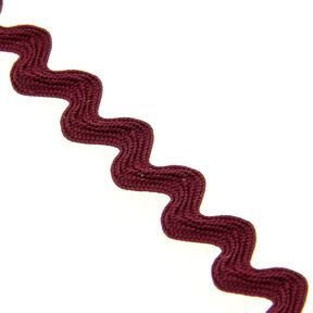 Tasiemka falowana [12 mm] – bordo, 