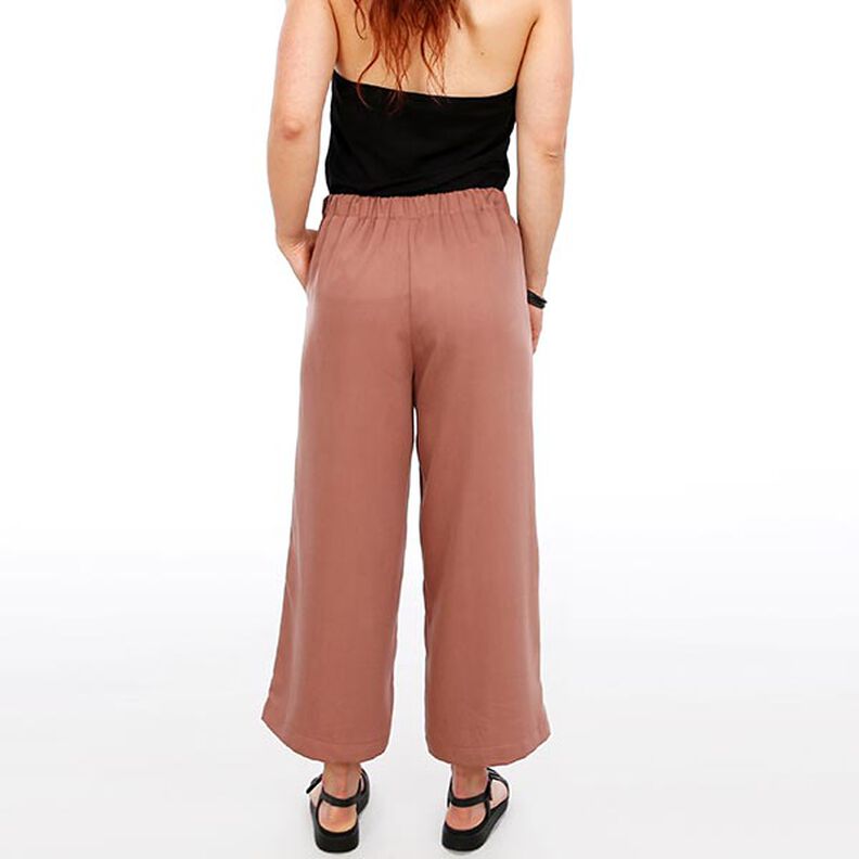 FRAU HEDDA - spodnie kuloty z szeroką nogawką i gumką w pasie, Studio Schnittreif | XS - XXL,  image number 4