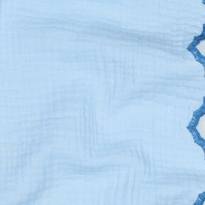 Muślin / Tkanina double crinkle dwustronna zakrzywiona krawędź  | Poppy Fabrics –, 