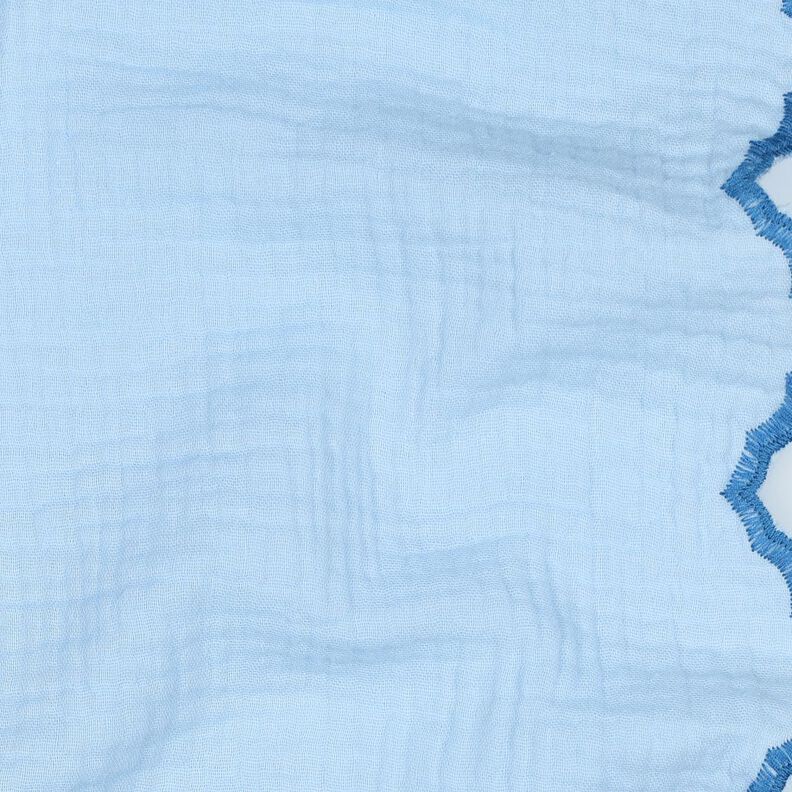 Muślin / Tkanina double crinkle dwustronna zakrzywiona krawędź  | Poppy Fabrics –,  image number 2