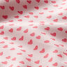 Tkanina dekoracyjna bawełna diagonalna – miniserduszka – jasny róż,  thumbnail number 2