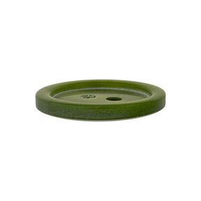 Guzik plastikowy z 2 dziurkami Basic - oliwkowy, 