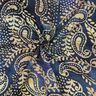 Delikatny batyst bawełniany Batik Paisley – niebieski oceaniczny/piasek,  thumbnail number 3