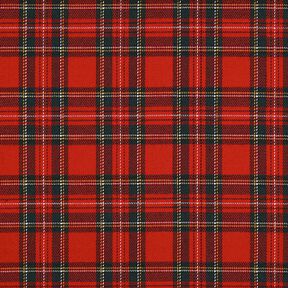 Szkocka krata Tartan kratka mała – czerwień, 
