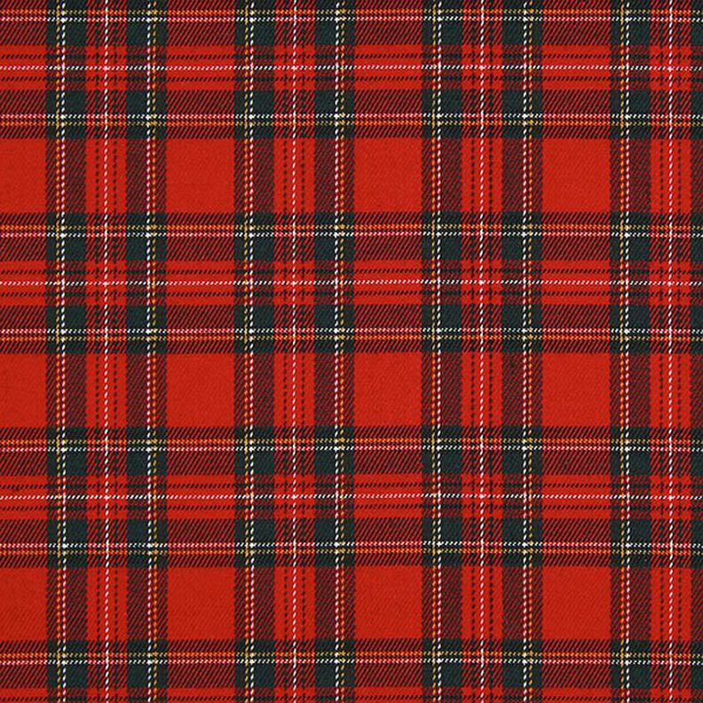 Szkocka krata Tartan kratka mała – czerwień,  image number 1