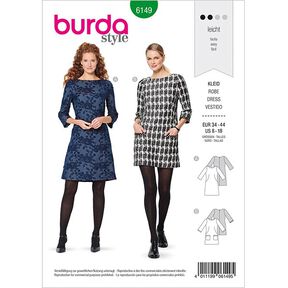 Vestido, Burda 6149 | 34-44, 