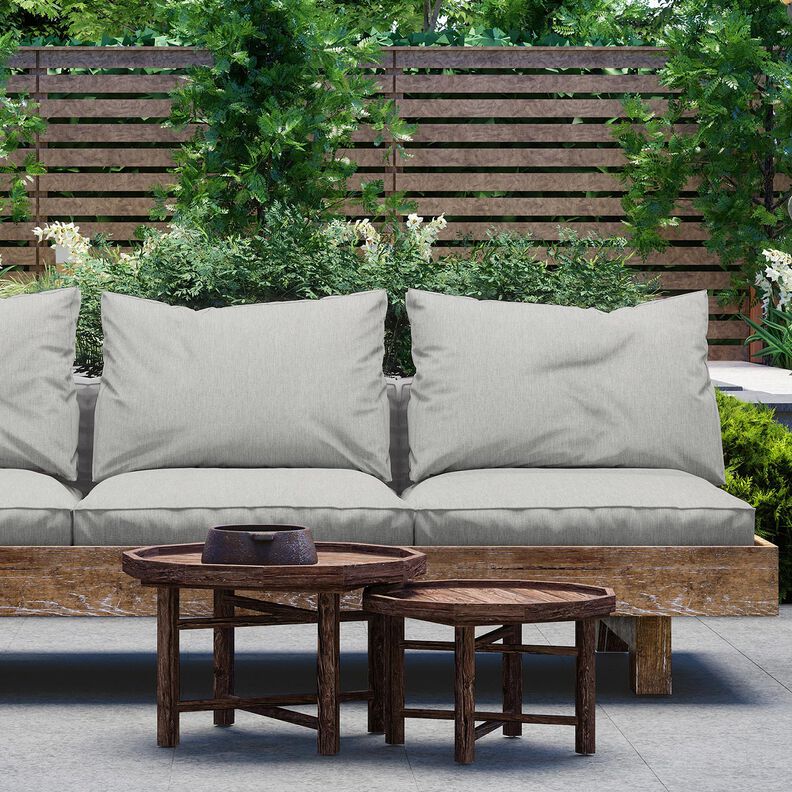 Tkanina outdoor Płótno Melanż 320 cm – jasnoszary, image number 5